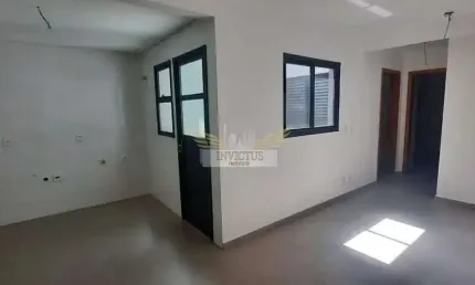 Apartamento sem condomínio novo com 2 quartos para comprar, 49m² - parque erasmo assunção, santo andré/sp.