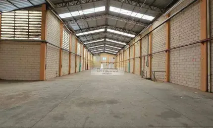 Galpão Comercial/Industrial para Alugar, 1.542m² - Loteamento Industrial Coral, Mauá/SP.