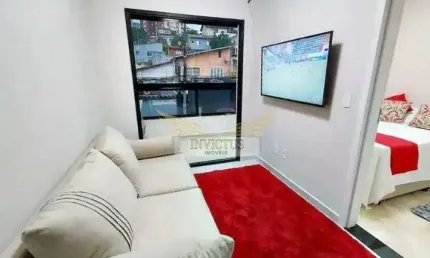 Apartamento Mobiliado com 2 Quartos para Comprar, 45m² - Vila Floresta, Santo André/SP.