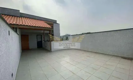 Cobertura sem condomínio com 2 quartos para comprar, 106m² - vila guaraciaba, santo andré/sp.