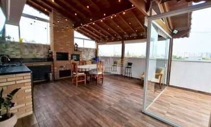Cobertura sem Condomínio com 2 Quartos para Comprar, 114m² - Jardim Paraíso, Santo André/SP.