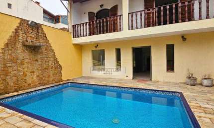 Sobrado com 5 Quartos para Alugar, 483m² - Campestre, Santo André/SP.