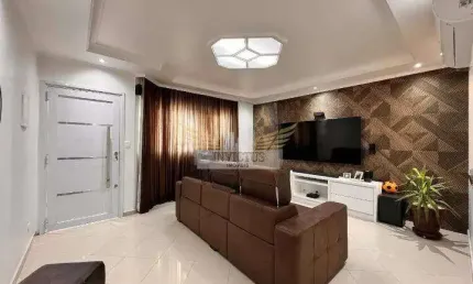 Sobrado com 4 Quartos para Comprar, 205m² - Parque Novo Oratório, Santo André/SP.