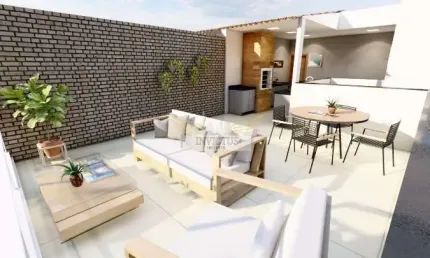 Cobertura sem condomínio com 2 quartos para comprar, 96m² - parque das nações, santo andré/sp.