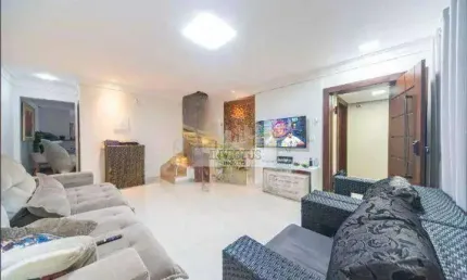 Sobrado com 3 Quartos para Comprar, 215m² - Vila Scarpelli, Santo André/SP.