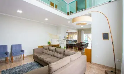 Sobrado Novo com 5 Suítes para Comprar, 550m² - Vila Alzira, Santo André/SP.