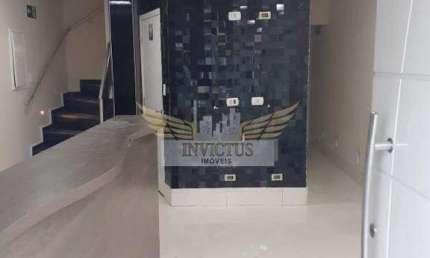 Sobrado Comercial com 7 Salas para Alugar, 140m² - Campestre, Santo André/SP.