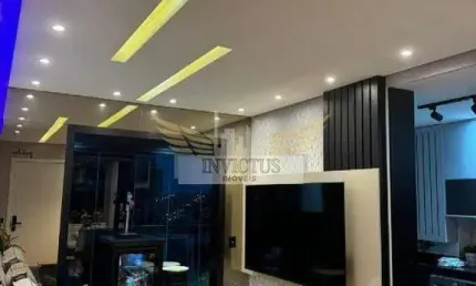 Apartamento Mobiliado com 2 Quartos no Condomínio Corte Real para Comprar, 65m² - Parque das Nações, Santo André/SP.