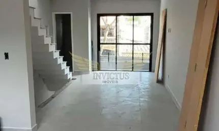 Sobrado com 2 Suítes para Comprar, 110m² - Jardim Santo Alberto, Santo André/SP.