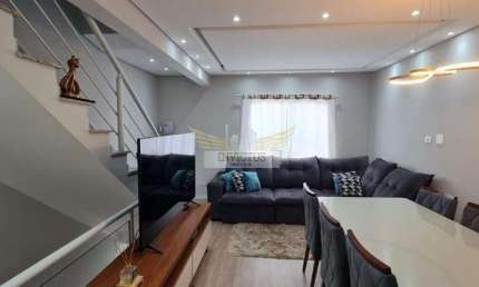 Sobrado com 2 Suítes para Comprar, 122m² - Parque Novo Oratório, Santo André/SP.