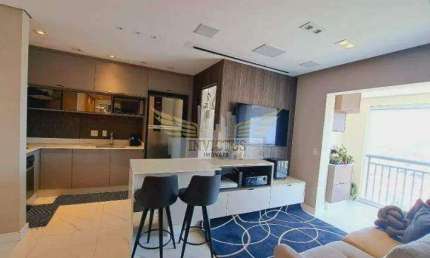 Apartamento Semi Mobiliado com 3 Quartos Club View Residencial para Comprar, 83m² - Vila América, Santo André/SP.