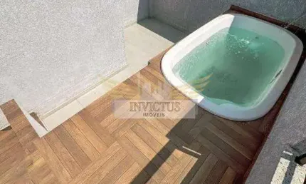 Sobrado em Condomínio Fechado com 2 Quartos para Comprar, 140m² - Campestre, Santo André/SP.