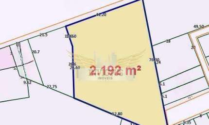 Terreno Comercial/Industrial para Comprar, 2.192m² - Casa Branca, Santo André/SP.