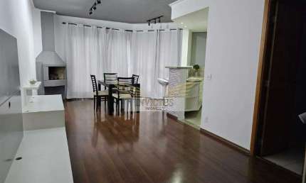 Apartamento Duplex Semi Mobiliado no Condomínio Elihom para Alugar, 104m² - Bairro Jardim, Santo André/SP.