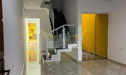 Sobrado com 3 Quartos para Comprar, 140m² - Vila Camilópolis, Santo André/SP.