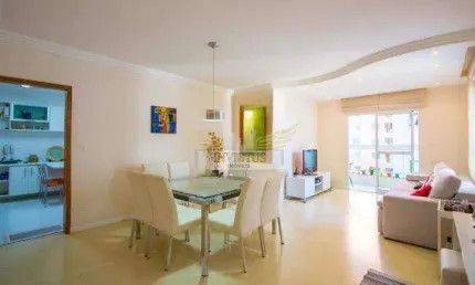Apartamento com 3 suítes no condomínio les cayles para comprar, 133m² - jardim bela vista, santo andré/sp.