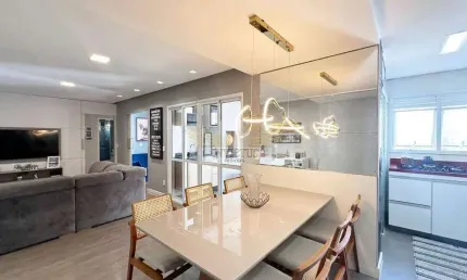 Apartamento Mobiliado com 3 Quartos no Condomínio Airumã para Comprar, 87m² - Vila Valparaíso, Santo André/SP.