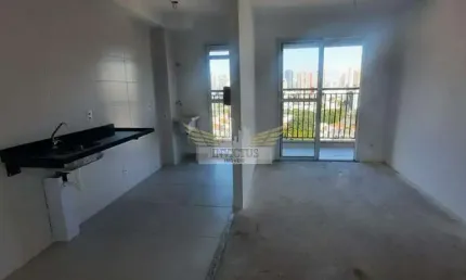 Apartamento Novo com 2 Quartos no Residencial Venturi para Alugar, 47m² - Campestre, Santo André/SP.