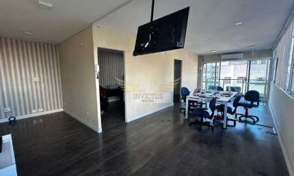 Sala Comercial no Edifício Studio II para Comprar, 80m² - Centro de Santo André/SP.