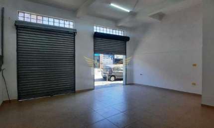 Salão Comercial para Alugar, 55m² - Vila Alzira, Santo André/SP.