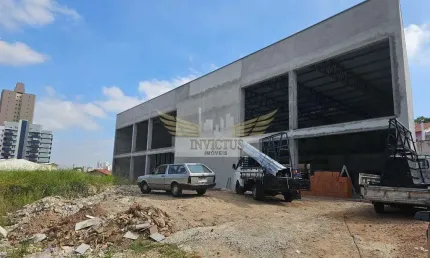 Galpão Comercial Novo em Finalização de Obras para Alugar, 1.000m² - Vila Valparaíso, Santo André/SP.