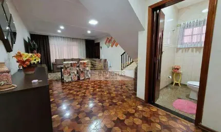 Sobrado com 3 Quartos para Comprar, 187m² - Campestre, Santo André/SP.
