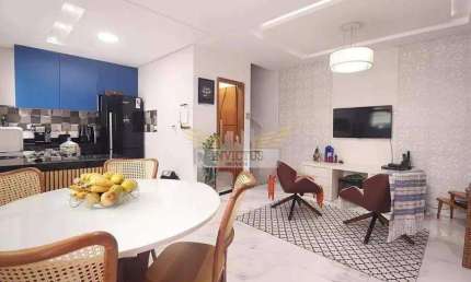 Sobrado com 3 Suíte para Comprar, 124m² - Campestre, Santo André/SP.