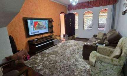 Sobrado com 4 Quartos para Comprar, 194m² - Vila Camilopolis, Santo André/SP.