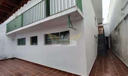 Sobrado com 3 Quartos para Alugar, 292m² - Jardim Bela Vista, Santo André/SP.
