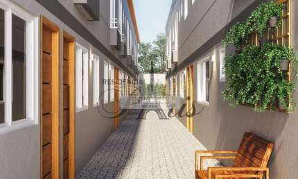 Sobrado em Condomínio com 2 Suítes para Comprar, 69m² - Vila Príncipe de Gales, Santo André/SP.
