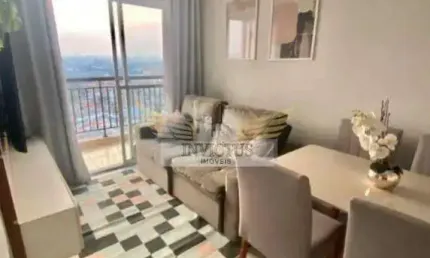 Apartamento com 2 Quartos no Condomínio Cenário para Comprar, 51m² - Utinga, Santo André/SP.