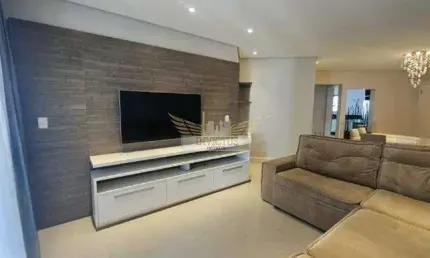 Apartamento com 3 Suítes no Condomínio Di Cavalcanti para Alugar, 132m² - Vila Assunção, Santo André/SP.