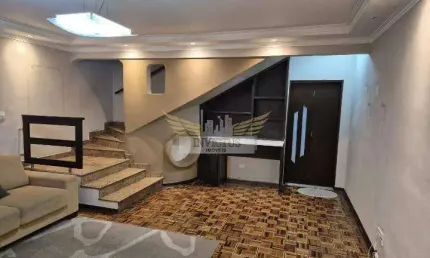Sobrado com 2 Quartos para Alugar, 138m² - Campestre, Santo André/SP.