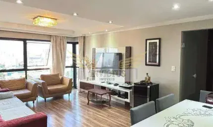 Apartamento com 3 Quartos no Edifício Samambaia para Comprar, 107m² - Vila Assunção, Santo André/SP.