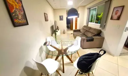 Apartamento sem Condomínio com 2 Quartos, Porteira Fechada para Comprar, 60m² - Vila Alzira, Santo André/SP.