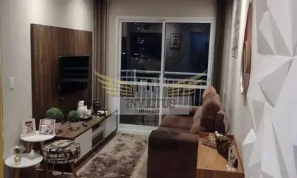 Apartamento mobiliado com 2 quartos no residencial laranjeiras viii, 60m² - vila principe de gales, santo andré/sp.