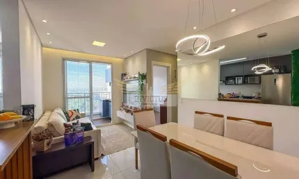Apartamento com 2 quartos no condomínio living magic para comprar, 52m² - rudge ramos, santo andré/sp.