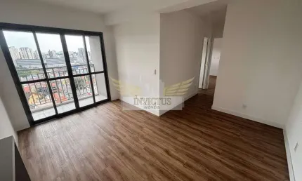 Apartamento com 2 quartos no edifício kyros para alugar, 60m² - vila assunção, santo andré/sp.