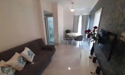 Apartamento com 1 quarto à venda no Loteamento João Batista Julião, Guarujá , 58 m2 por R$ 280.000