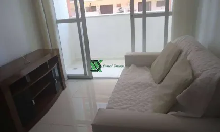 Apartamento com 1 quarto à venda no Jardim Três Marias, Guarujá 