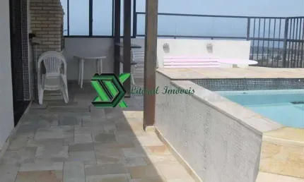 Cobertura com 2 quartos à venda no Jardim São Miguel, Guarujá , 177 m2 por R$ 650.000