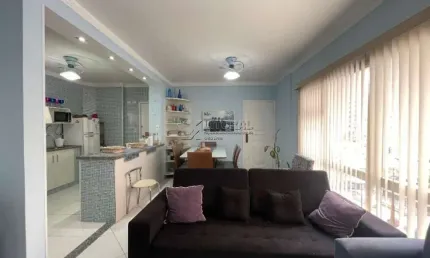 Apartamento à venda na Barra Funda, Guarujá , 120 m2 por R$ 550.000