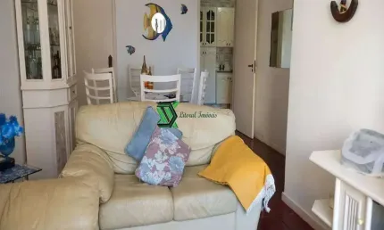 Apartamento com 3 quartos para alugar no Loteamento João Batista Julião, Guarujá , 93 m2 por R$ 3.300