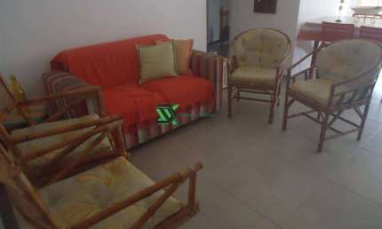 Apartamento com 4 quartos para alugar no Jardim Virgínia, Guarujá , 97 m2 por R$ 2.500