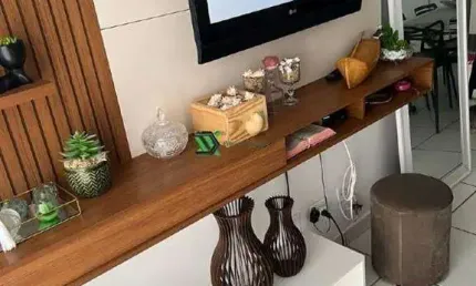 Apartamento com 1 quarto à venda no Jardim Três Marias, Guarujá 