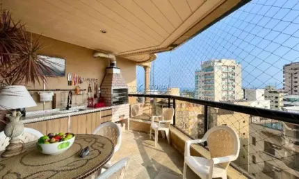 Apartamento com 4 quartos à venda na enseada, guarujá , 180 m2 por r$ 1.400.000