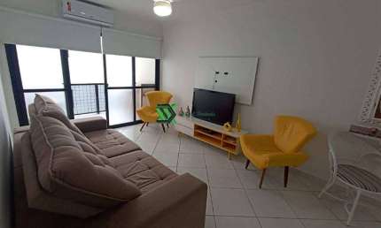 Apartamento com 4 quartos para alugar na Vila Júlia, Guarujá , 120 m2 por R$ 4.400