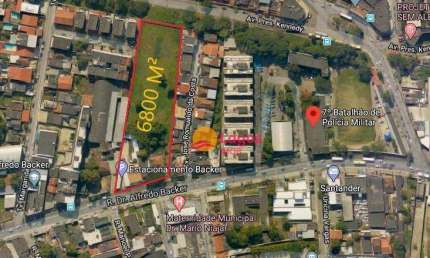 Terreno plano, bem localizado, perto de variado comércio. Transportes coletivos à porta, 7.000m², R$ 17.000.000,00 - Alcântara - São Gonçalo/RJ