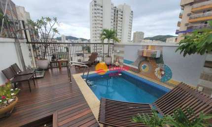 Cobertura com 5 dormitórios à venda, 314 m² por R$ 3.300.000,00 - Icaraí - Niterói/RJ