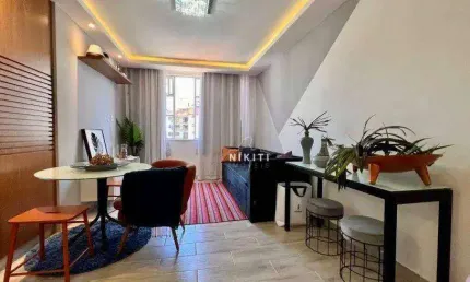 Apartamento reformado 2 suítes com 2 dormitórios à venda, 80 m² por R$ 660.000 - Icaraí - Niterói/RJ